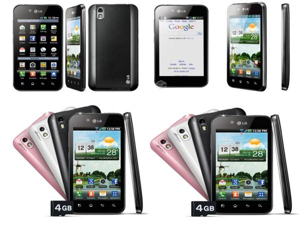 Celular 3G Desbloqueado TIM Optimus Black P970 Touch Screen